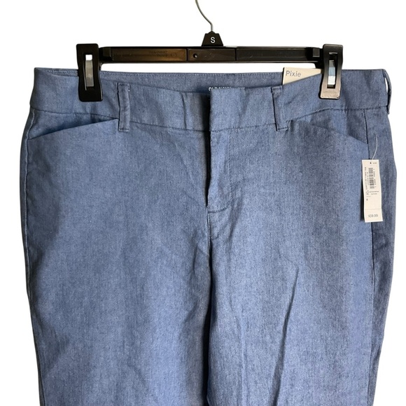 Old Navy Women's Blue Ankle Pants - Picture 2 of 9